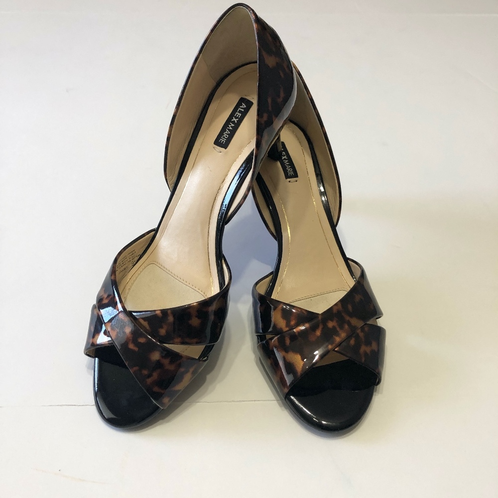 Alex Marie Tortoise Shell d’Orsay Heels 8.5M